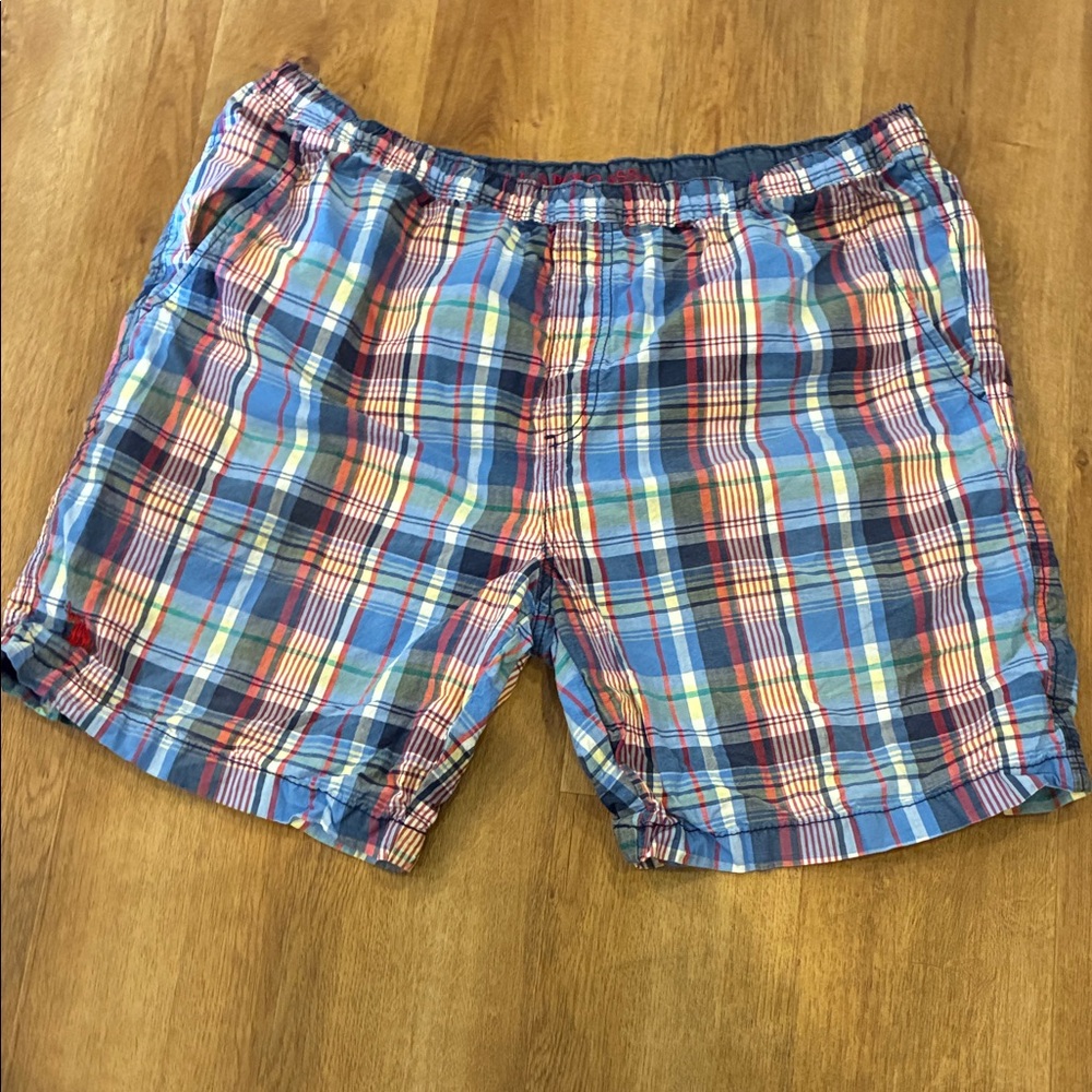 U.S. Polo‎ Assn. Multicolor Plaid Men's Shorts